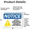 Signmission 5 in Height, 7 in Width, Vinyl Decal, Rectangle OS-2PACK-NS-D-57-L-18141 - alternate 2